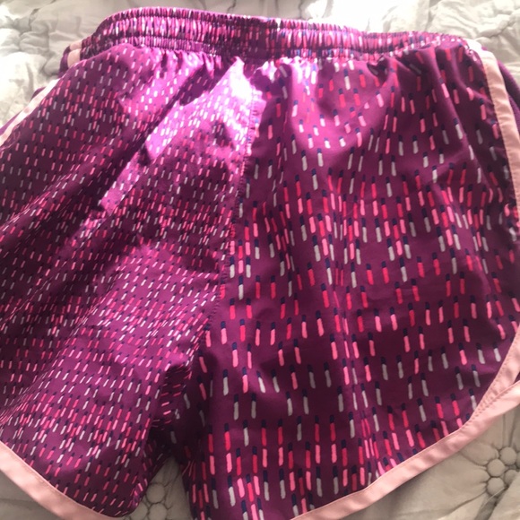 Nike purple shorts, girls youth size medium - Picture 2 of 3